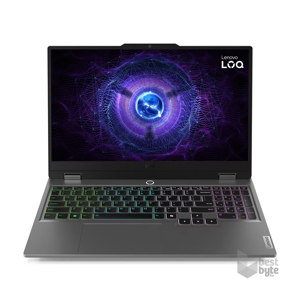 Lenovo LOQ 15IRX9 laptop (15,6"FHD/Intel Core i5-13450HX/RTX 4050 6GB/16GB RAM/1TB) - szürke