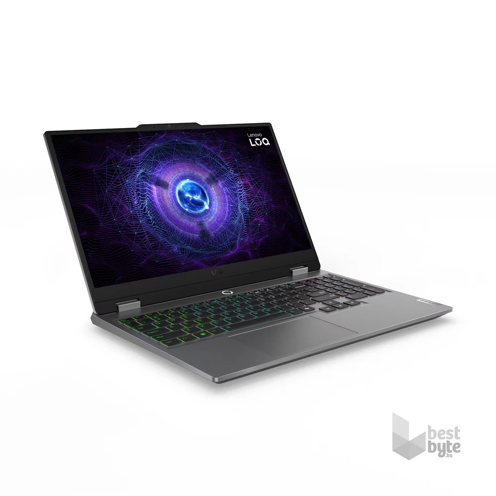 Lenovo LOQ 15IRX9 laptop (15,6"FHD/Intel Core i5-13450HX/RTX 4050 6GB/16GB RAM/1TB) - szürke