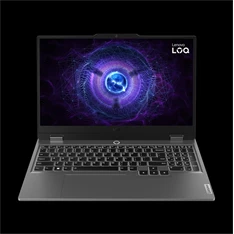 Lenovo LOQ Gaming 15IRX9 laptop (15,6"FHD/Intel Core i5-13450HX/RTX 4060 8GB/24GB RAM/512GB/FreeDOS) - szürke