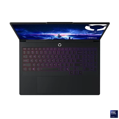 Lenovo Legion Pro 7 16IAX10H laptop (16"WQXGA/Intel Core Ultra 9 275HX/RTX 5080/64GB RAM/2TB/FreeDOS) - fekete