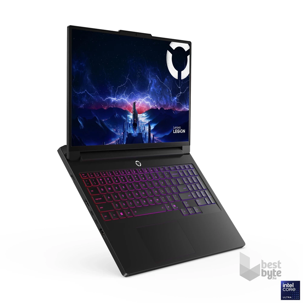 Lenovo Legion Pro 7 16IAX10H laptop (16"WQXGA/Intel Core Ultra 9 275HX/RTX 5080/64GB RAM/2TB/FreeDOS) - fekete
