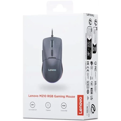 Lenovo M210 USB fekete optikai gamer egér