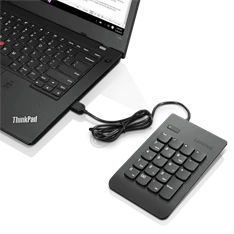 Lenovo Numeric Keypad Gen II USB fekete vezetékes numerikus billentyűzet