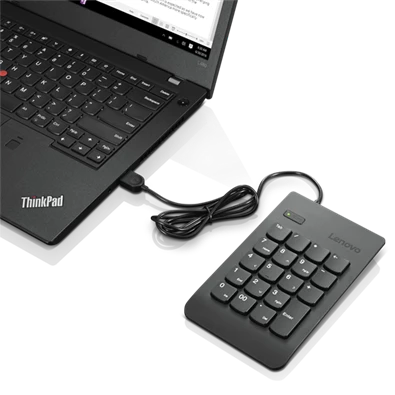 Lenovo Numeric Keypad Gen II USB fekete vezetékes numerikus billentyűzet