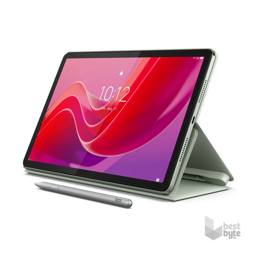 Lenovo Tab M11 TB330XU 11" 8/128GB zöld Wi-Fi + LTE tablet + toll és tok