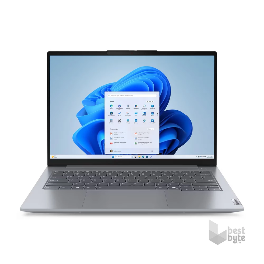 Lenovo ThinkBook 14 G7 IML laptop (14"WUXGA/Intel Core Ultra 5 125U/Int.VGA/16GB RAM/512GB/FreeDOS) - szürke
