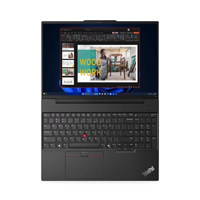 Lenovo ThinkPad E16 G2 laptop (16"WUXGA/Intel Core Ultra 7-155H/Int.VGA/16GB RAM/1TB/FreeDOS) - fekete
