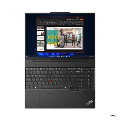 Lenovo ThinkPad E16 Gen 2 laptop (16"WUXGA/AMD Ryzen 7 7735HS/16GB RAM/512GB/FreeDOS) - fekete