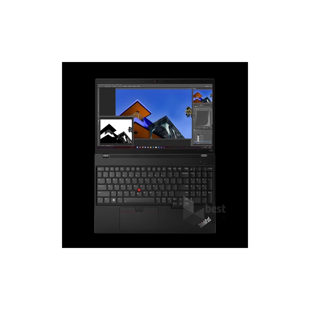 Lenovo ThinkPad L15 G4 laptop (15,6"FHD/Intel Core i7-1355U/Int.VGA/16GB RAM/512GB/Win11 Pro) - fekete