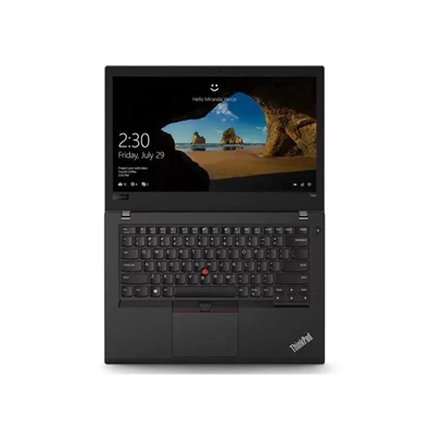 Lenovo ThinkPad T480 laptop (14,1"FHD Touch/i5-8250U/Int.VGA/16GB/256GB/Win11 Pro COA/Használt A+,felújított) fekete