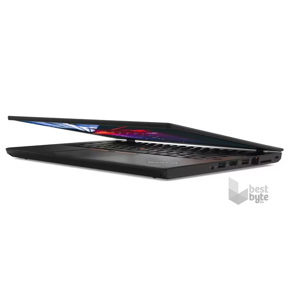 Lenovo ThinkPad T480 laptop (14,1"FHD Touch/i5-8250U/Int.VGA/16GB/256GB/Win11 Pro COA/Használt A+,felújított) fekete
