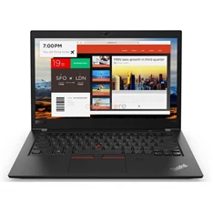 Lenovo ThinkPad T480s laptop (14"FHD/Intel Core i5-8250U/Int.VGA/8GB/256GB/Win11P/Felújított A,batteryCARE+) - fekete