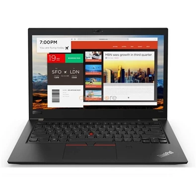 Lenovo ThinkPad T480s laptop (14"FHD/Intel Core i5-8250U/Int.VGA/8GB/256GB/Win11P/Felújított A,batteryCARE+) - fekete