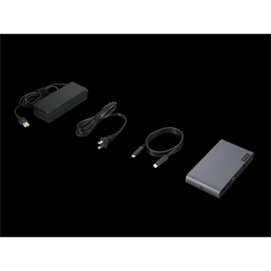 Lenovo ThinkPad Universal Business Dock USB-C 7 portos 65W univerzális szürke notebook dokkoló állomás