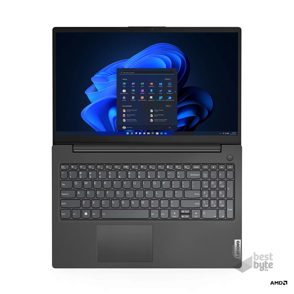 Lenovo V15 G4 ABP laptop (15,6"FHD/AMD Ryzen 7 7730U/Int.VGA/16GB RAM/512GB/FreeDOS) - fekete