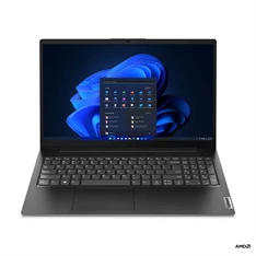 Lenovo V15 G4 AMN 15,6"FHD/AMD Ryzen 5 7520U/8GB/256GB/Int.VGA/FreeDOS/fekete laptop (Újszerű)
