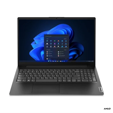 Lenovo V15 G4 AMN 15,6"FHD/AMD Ryzen 5 7520U/8GB/256GB/Int.VGA/FreeDOS/fekete laptop (Újszerű)