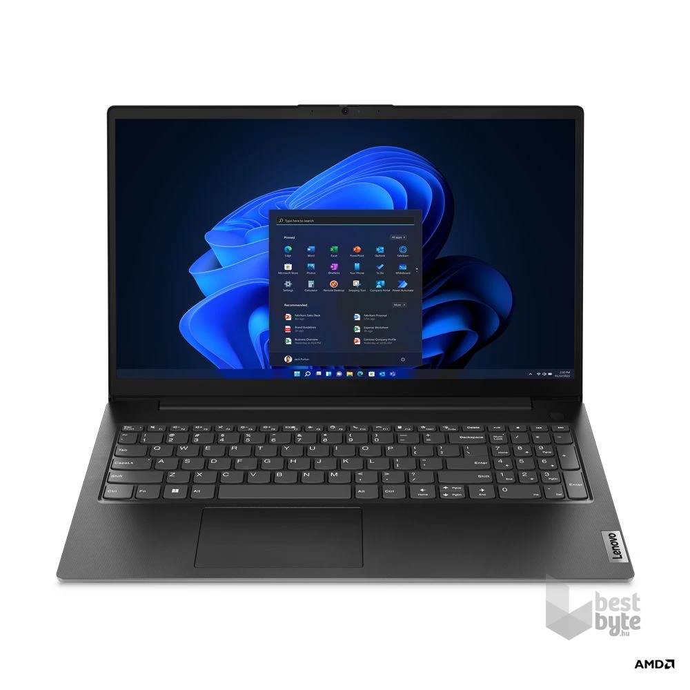 Lenovo V15 G4 AMN laptop (15,6"FHD/AMD Ryzen 3 7320U/Int.VGA/8GB RAM/256GB/FreeDOS) - fekete