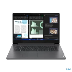 Lenovo V17 G4 IRU laptop (17,3"FHD/Intel Core i7-1355U/Int.VGA/16GB RAM/512GB/FreeDOS) - szürke