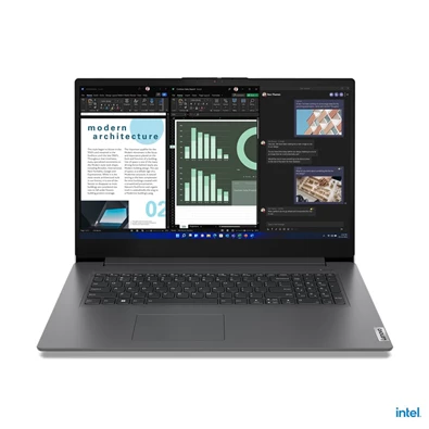 Lenovo V17 G4 IRU laptop (17,3"FHD/Intel Core i7-1355U/Int.VGA/16GB RAM/512GB/FreeDOS) - szürke