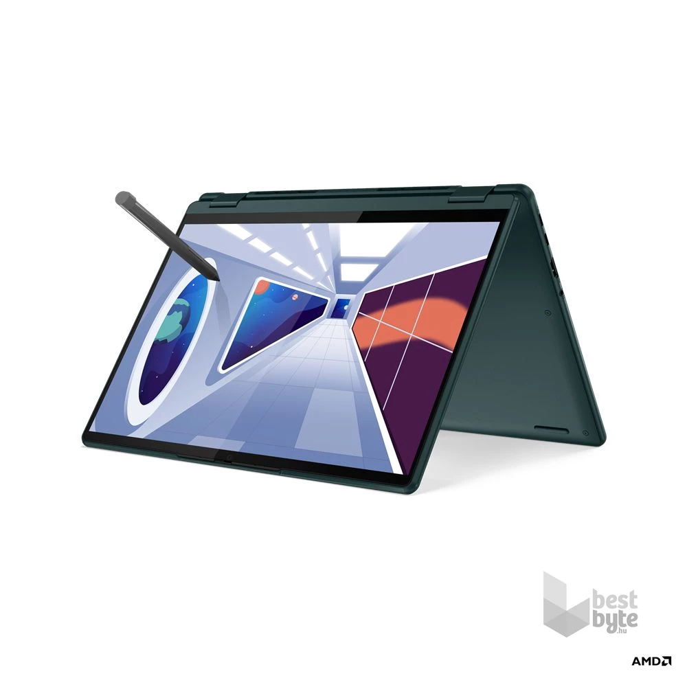 Lenovo Yoga 6 13ABR8 laptop (13,3"WUXGA/AMD Ryzen 5-7530U/Int.VGA/16GB RAM/512GB/Win11) - zöldeskék