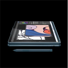 Lenovo Yoga Book 9 13IMU9 laptop (13,3"2,8K Touch/Intel Core Ultra 7 155U/Int.VGA/16GB RAM/512GB/Win11 Pro) - kékeszöld