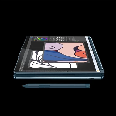 Lenovo Yoga Book 9 13IMU9 laptop (13,3"2,8K Touch/Intel Core Ultra 7 155U/Int.VGA/16GB RAM/512GB/Win11 Pro) - kékeszöld