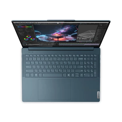 Lenovo Yoga Pro 9 16IMH9 laptop (16"3,2K/Intel Core Ultra 7 155H/Int.VGA/16GB RAM/1TB/Win11) - kékeszöld