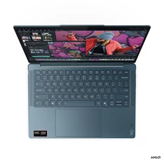 Lenovo Yoga Slim 7 14AKP10 laptop (14"WUXGA OLED/AMD Ryzen AI 7 350/Int. VGA/16GB RAM/1TB/Win11) - kék