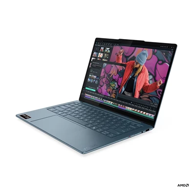 Lenovo Yoga Slim 7 14AKP10 laptop (14"WUXGA OLED/AMD Ryzen AI 7 350/Int. VGA/16GB RAM/1TB/Win11) - kék