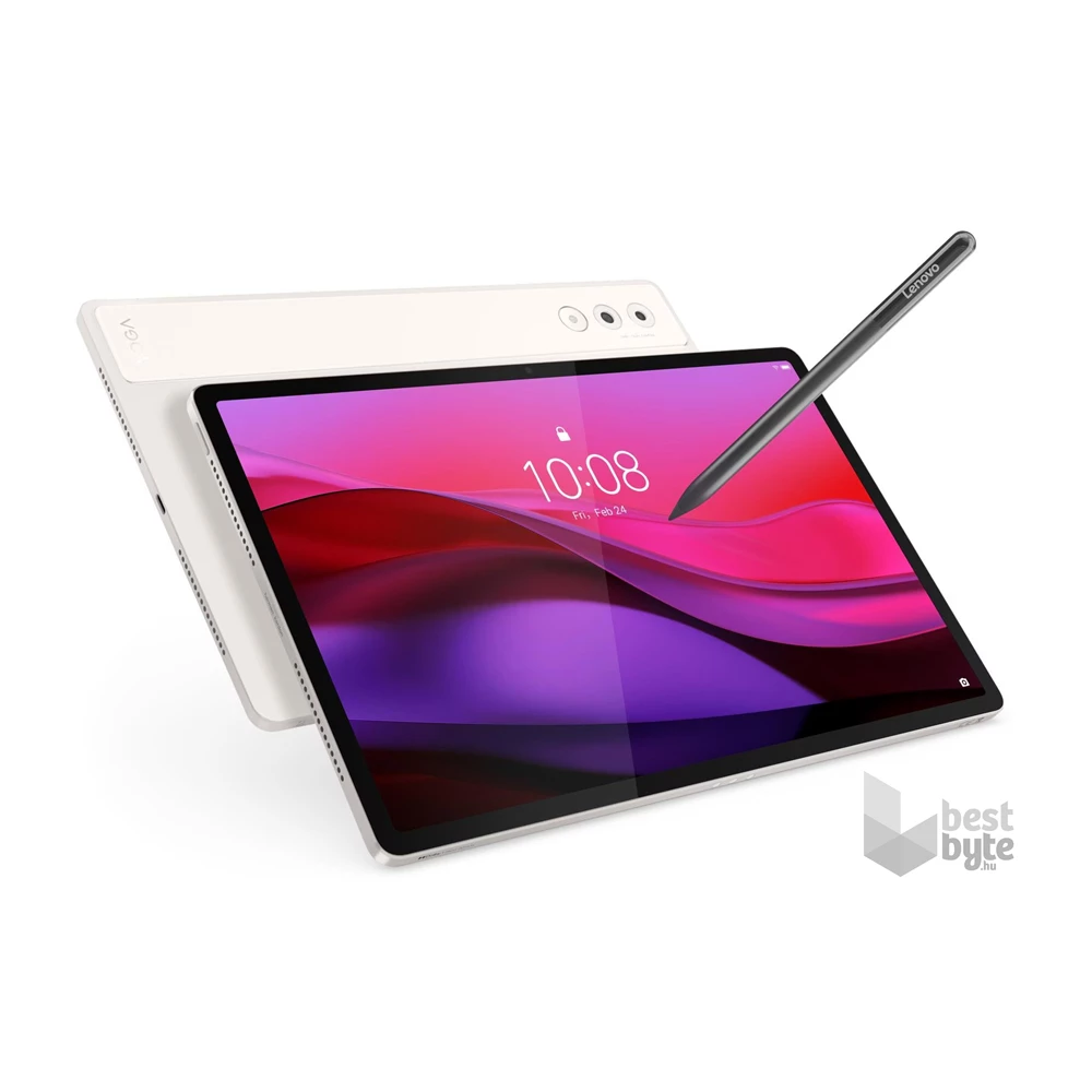 Lenovo Yoga Tab Plus (TB520FU) 12,7" 16/256GB krém Wi-Fi tablet + toll és magyar billentyűzet