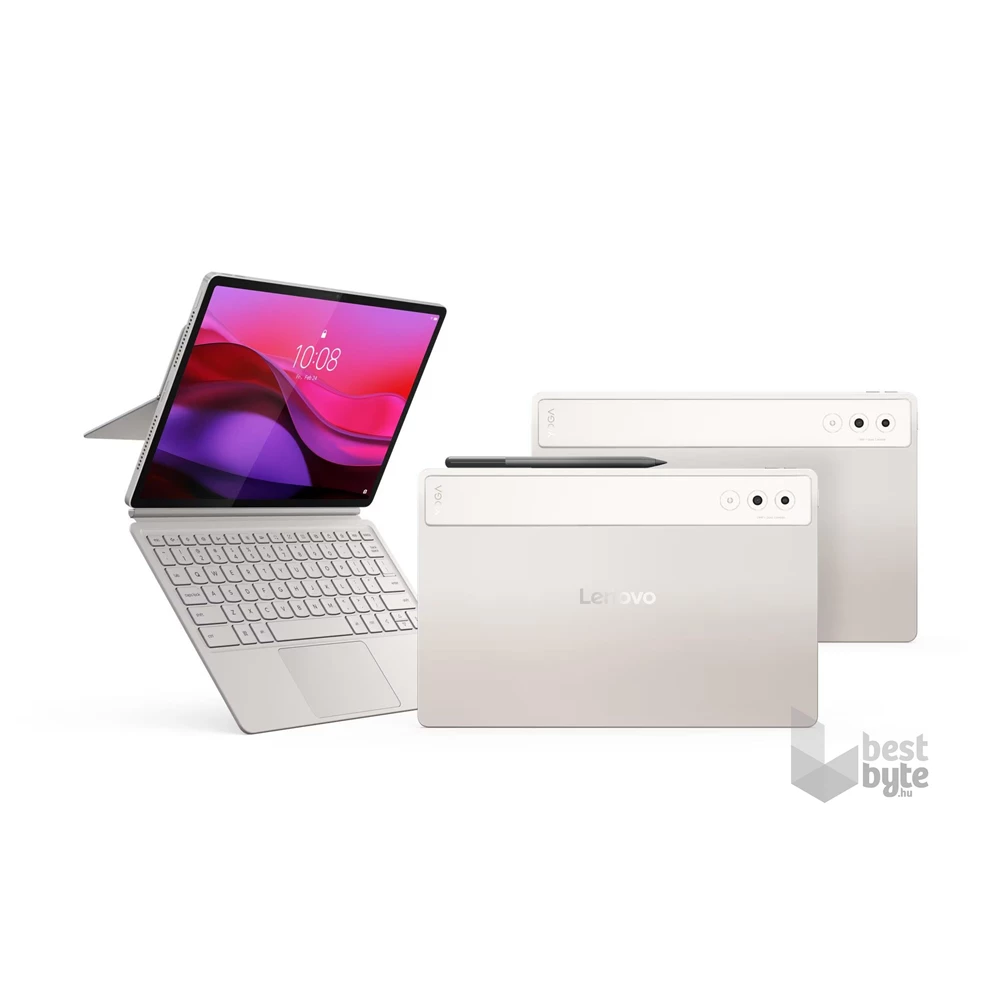 Lenovo Yoga Tab Plus (TB520FU) 12,7" 16/256GB krém Wi-Fi tablet + toll és magyar billentyűzet
