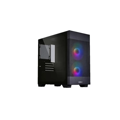 Lian Li Lancool 205M Mesh fekete (táp nélküli) ablakos ATX ház
