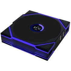 Lian Li UNI FAN TL-LCD Wireless 120mm (fordított légáram) fekete ventilátor Lian Li UNI FAN TL-LCD Wireless 120mm (fordított légáram) fekete ventilátor