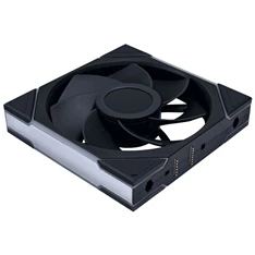 Lian Li UNI FAN TL LCD Wireless 140mm PWM ARGB (fordított légáram) fekete ventilátor Lian Li UNI FAN TL LCD Wireless 140mm PWM ARGB (fordított légáram) fekete ventilátor