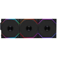 Lian Li UNI FAN TL Wireless 3db 120mm (fordított légáram) fekete ventilátor Lian Li UNI FAN TL Wireless 3db 120mm (fordított légáram) fekete ventilátor
