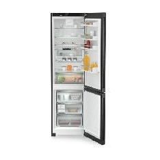 Liebherr CNbdc 573i fekete, alulfagyasztós, Hűtő:268L, Fagyasztó:103L, hűtőszekrény
