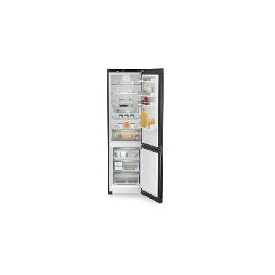 Liebherr CNbdc 573i fekete, alulfagyasztós, Hűtő:268L, Fagyasztó:103L, hűtőszekrény