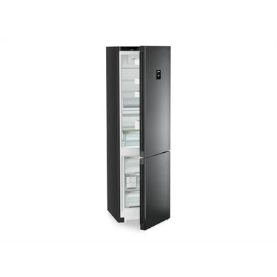 Liebherr CNbdc 573i fekete, alulfagyasztós, Hűtő:268L, Fagyasztó:103L, hűtőszekrény