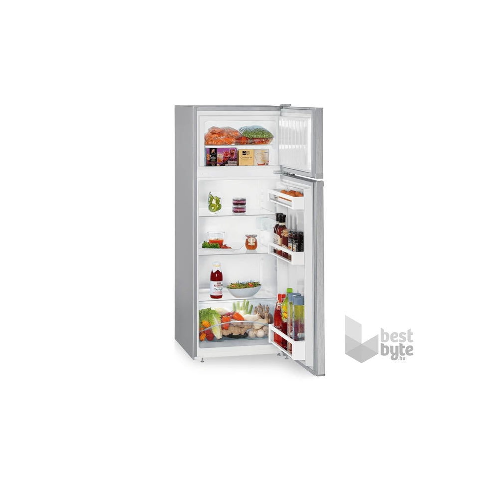 Liebherr CTPele231-26 inox, felülfagyasztós, Hűtő:190L, Fagyasztó:44L, Smartfrost hűtőszekrény