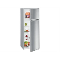 Liebherr CTPele231-26 inox, felülfagyasztós, Hűtő:190L, Fagyasztó:44L, Smartfrost hűtőszekrény