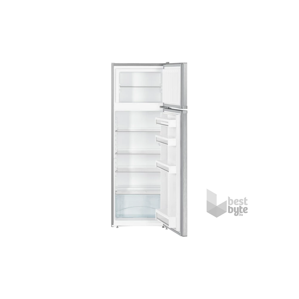 Liebherr CTPele251-26 inox, felülfagyasztós, Hűtő:219L, Fagyasztó:52L, hűtőszekrény