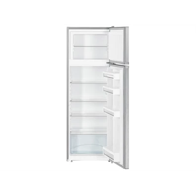 Liebherr CTPele251-26 inox, felülfagyasztós, Hűtő:219L, Fagyasztó:52L, hűtőszekrény