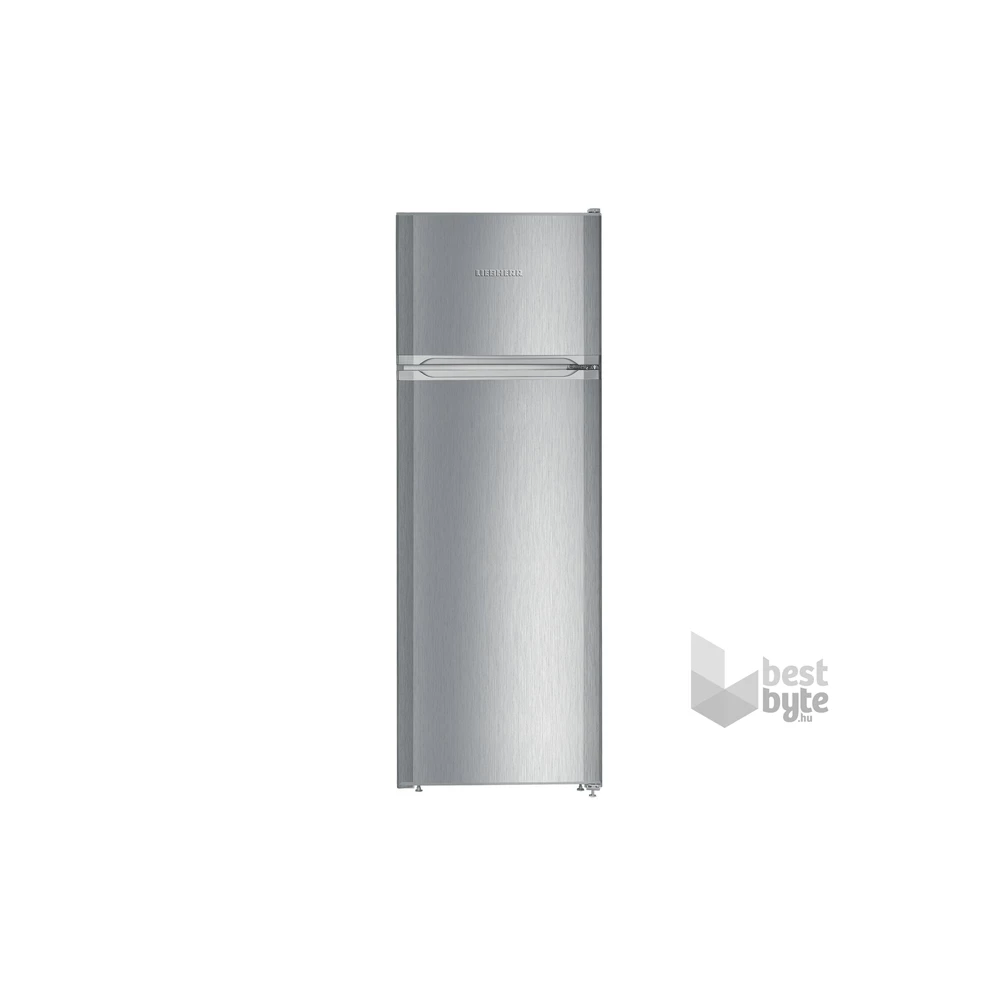 Liebherr CTPele251-26 inox, felülfagyasztós, Hűtő:219L, Fagyasztó:52L, hűtőszekrény