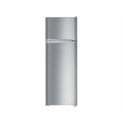 Liebherr CTPele251-26 inox, felülfagyasztós, Hűtő:219L, Fagyasztó:52L, hűtőszekrény
