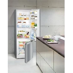 Liebherr CUele281-26 inox, alulfagyasztós, Hűtő:212L, Fagyasztó:54L, hűtőszekrény
