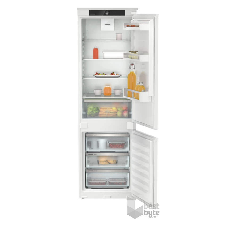 Liebherr IKGNS 51Vd03 fehér, alulfagyasztós, beépíthető, Hűtő:183L, Fagyasztó:70L, No frost hűtőszekrény