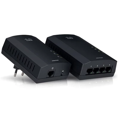 Linksys PLSK400 Powerline AV 200Mbps Ethernet Adapter Kit