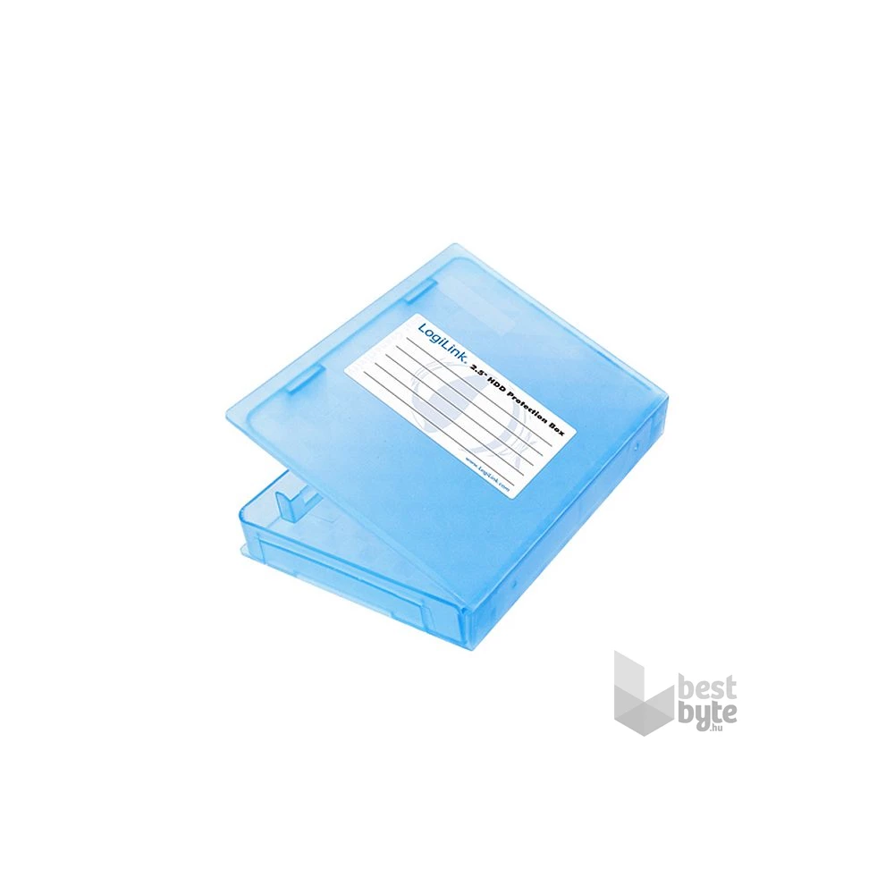 Logilink UA0131 2,5" HDD védő doboz, 1 HDD-hez, cseppállló, kék