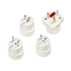 Logilink PA0186 Aljzatadapter utazókészlet, 4 különböző adapter